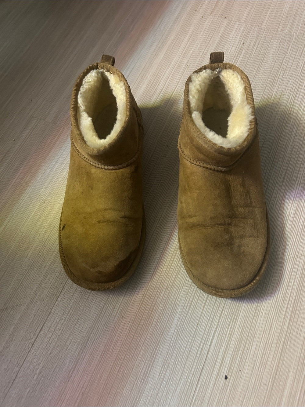 UGG classic Ultra mini in chestnut Size 7 used